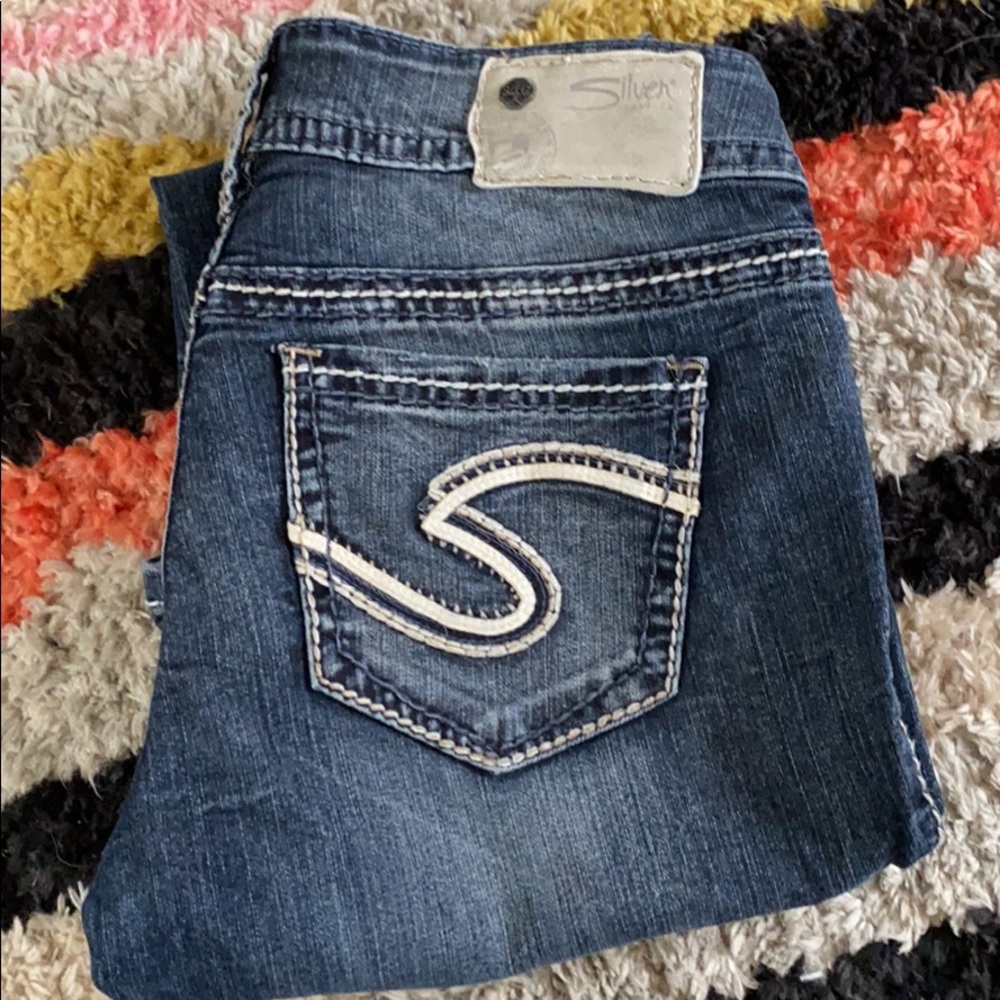 Silver jeans!